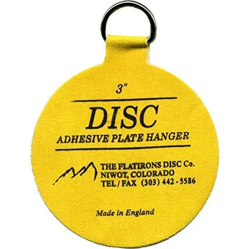 Flatirons Disc Adhesive Medium Plate Hanger Set (4-3 Inch Hangers)