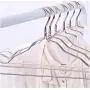10pcs Random Color Children Adult Non-Slip Metal Shirt Trouser Hook Hangers Coat Hanger Clothes Accessories Rack