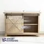 SMARTSTANDARD 4FT Super Mini Sliding Barn Door Hardware Track Kit -Smoothly and Quietly -for Cabinet, TV Stand, Closet, Window -Fit 24" Wide Door Panel -I Shape Hanger (NO Cabinet) SMARTSTANDARD 4FT Super Mini Sliding Barn Door Hardware Track Kit -Smoothly and Quietly -for Cabinet, TV Stand, Closet, Window -Fit 24" Wide Door Panel -I Shape Hanger (NO Cabinet)