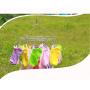 Inoutdoorkit Clip & Drip Laundry Clothes Socks Drying Hanger Stainless Steel 20 Clips for Underwear, Lingerie, Bra, Kids Baby Clothes, Diapers, Towel, Hat, Scarf, Gloves SHR20 (Stainless Steel)