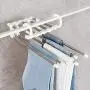 Clothes Hangers Clothes Pants Slack Hangers Swing Arm Pants Hangers-Multi Layers Pant Closet Storage for Pants Jeans Scarf Hanging Closet Organizer (Color : White) Clothes Hangers Clothes Pants Slack Hangers Swing Arm Pants Hangers-Multi Layers Pant Closet Storage for Pants Jeans Scarf Hanging Closet Organizer (Color : White)