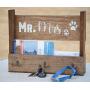 Key & Leash Holder - Mr Mrs Coat Rack - Mr Mrs Key Hanger Leash Hanger - Dog Lovers Gift - Key and Leach Hook - Key and Leash Hanger
