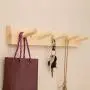 Jiyaru Wooden Coat Rail Rack Hook Wall Mounted Clothes Hanger Hat Holder Burlywood Jiyaru Wooden Coat Rail Rack Hook Wall Mounted Clothes Hanger Hat Holder Burlywood