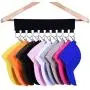 Hat Organizer Hanger, 10 Baseball Cap Holder, Hat Storage for Closet - Change Your Clothes Hanger to Ball Cap Organizer Hanger - Keep Your Hats Cleaner Than a Hat Rack - Great for Travel Use (4 Pack)