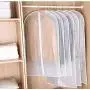 pekox 10Pack (24&quotx11&quotx2") Storage Travel Shoulder Covers for Clothes Clothing dust Cover Dust Bags Cover Dress Bag Hanging Garment Bag US