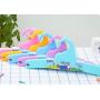 LOVIVER Baby Kids Children Plastic Hangers Coat Clothes Outfit Kids Hangers - 5 Pcs Orange and 5 Pcs Purple