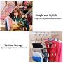 5pcs Random Color Multi-Functional Pants Rack Shelves Stainless Steel Wardrobe Magic Hanger S-Shape Clothes Hangers Storage Rack