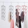 HJYPYJ Magic Hanger,Multifunction Magical Hangers,Home Tie Scarf Storage Hanger,Space-Saving Organizer Hangers, Reasonable Spacing/Gray / 5 pcs