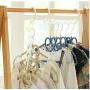 10pcs 3D Space Saving Hanger Magic Clothes Hanger with Hook Closet Organizer Home Tool Decoration