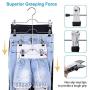 GQQG 4 Pack Pants Hangers with Clips Space Saving Multi Layer Trousers Skirt Hangers Magic Hanger Metal Heavy Duty Closet Clothes Hangers for Adults and Kids GQQG 4 Pack Pants Hangers with Clips Space Saving Multi Layer Trousers Skirt Hangers Magic Hanger Metal Heavy Duty Closet Clothes Hangers for Adults and Kids
