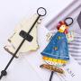 Monrocco Set of 2 Decorative Rooster Design Mounted Wall Hooks Hangers Rack for Hat, Home Car Key, Towel, Cloth