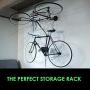 Zero Gravity Racks Zero Gravity Bike Rack - Solid Wall Mounted Bike Storage Rack for Home or Garage - Patented Bike Holder/Bicycle Hanger System (Powder Coat Finish)