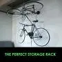 Zero Gravity Racks Zero Gravity Bike Rack - Solid Wall Mounted Bike Storage Rack for Home or Garage - Patented Bike Holder/Bicycle Hanger System (Powder Coat Finish)