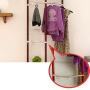 JING-ma Floor Hanger Coat Rack, Bedroom Floor Hanger Clothes Rack Floor Rack Simple Hanger (Color : Dark Brown)