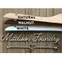 Wedding Dress Hangers - Personalized wedding hangers // Laser engraved wood hangers // Bridesmaid gift // Hangers with name and date