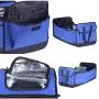 Mesh Net Pocket Auto Care Car Trunk Storage Bag Storage Folding Storage Box,Without Net Bag,red