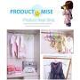 10pcs Random Color Newest Adjustable Clothes Hanger Rack Plastic Towel Display Hanger for Baby Adults Children Kids Clothing Drying Rack Hanging