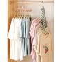 HJYPYJ Magic Hanger,Wardrobe Storage Rack,Multifunction Rotating The Hanger,Fold,Organizer Hanger Waterproof and Moisture Proof/Pink / 33.5x17