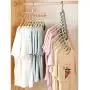 HJYPYJ Magic Hanger,Wardrobe Storage Rack,Multifunction Rotating The Hanger,Fold,Organizer Hanger Waterproof and Moisture Proof/Pink / 33.5x17 HJYPYJ Magic Hanger,Wardrobe Storage Rack,Multifunction Rotating The Hanger,Fold,Organizer Hanger Waterproof and Moisture Proof/Pink / 33.5x17