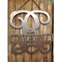 Personalized Last Name Sign Weatherproof 24 inch ACM Metal Monogram Letter Wall Decor Family Established Signs Custom Door Hanger Monogram Outdoor Patio Sign Wedding Gift Anniversary QUICK SHIPPING