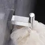 Hoooh 3-Piece Bathroom Accessories Set Brushed Stainless Steel Wall Mount - Includes 12" Hand Towel Bar, Toilet Paper Holder, Robe Hooks, BS101S3-BN