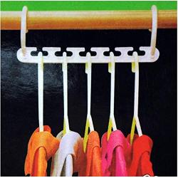 10Pcs Practical Clothes Hanger Rack Wardrobes Shop Closet Wonder Clothing Hook Magic Space Saver