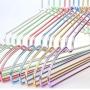 Golden Pink Aluminum Alloy Hanger for Clothes Strong Metal Shirts Dress Sun Top Hanger 20 Pieces/Lot,Blue