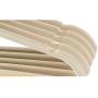 Iddefee Clothes Hanger Children Hangers ABS Thin Space Saving for Everyday Standard Use Clothing Hangers Suit Clothes Hangers 30 Pack Pants Hangers (Color : Natural, Size : 28cm)