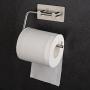 HOMEIDEAS Self Adhesive Toilet Paper Roll Holder brushed nickel Stick On Sticky Tissue Roll Hanger SUS304 Stainless Steel Bathroom Towel Dispenser