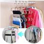 5PC Stainless Steel Pants Trousers Hanger Clothes Rack Closet Holder Organizer Decoration