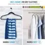Rubber Coated Plastic Hangers, 25pk Non Slip Plastic Coat Hangers, Strong & Durable, Ultra Slim Space Saving, 360° Swivel Hook, Anti Slip Rubber Hanger, Rubberized Hanger, Shed-Free/Non Velvet Hangers Rubber Coated Plastic Hangers, 25pk Non Slip Plastic Coat Hangers, Strong & Durable, Ultra Slim Space Saving, 360° Swivel Hook, Anti Slip Rubber Hanger, Rubberized Hanger, Shed-Free/Non Velvet Hangers