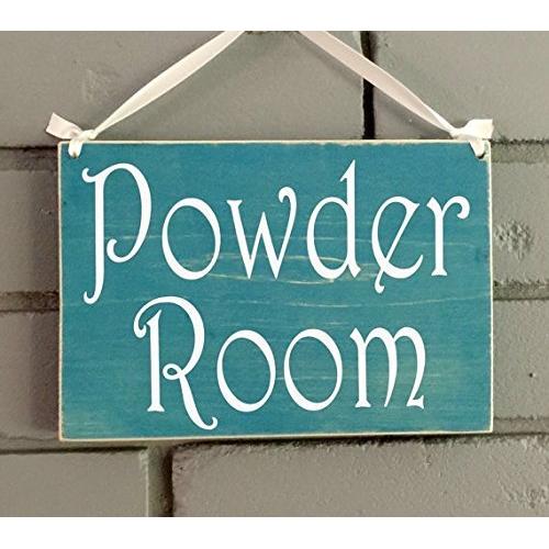 Powder Room Bath Restroom Spa Salon 8x6 (Choose Color) Rustic Sign Welcome Home Office Door Hanger Custom Powder Room Bath Restroom Spa Salon 8x6 (Choose Color) Rustic Sign Welcome Home Office Door Hanger Custom