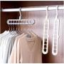 Space Saver Plastic Magic Hanger Clothes Rack Clothing Hook Closet Organizer 10pcs Random Color