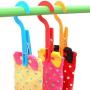 Laundry Hooks Clothespins Hanging Clips Plastic Hanger Home Travel Pack of 10