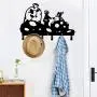 Decorative Coat Hooks Wall Mounted, Cartoon Childrens Hangers, Metal Towel Racks for Bathroom, Dog Leash and Key Holder, Entryway Clothes and Hat Organizer Rack (The Little Prince)