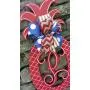 Patriotic Pineapple Monogram Door Hanger Decor Summer Pineapple Decor Monogram Pineapple Welcome Independence Day Decor Pineapple Door Hanger Monogram Wedding Gift Double Door Hangers July Decor