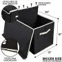 Woffit Toy Storage Organizer Chest for Kids & Living Room, Nursery, Playroom, Closet etc. ? Extra Large Collapsible Toys Bin with Flip-top lid for Children & Dog Toys, Great Boxes for Boys and Girls Woffit Toy Storage Organizer Chest for Kids & Living Room, Nursery, Playroom, Closet etc. ? Extra Large Collapsible Toys Bin with Flip-top lid for Children & Dog Toys, Great Boxes for Boys and Girls