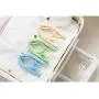 12PCS Folding Travel Hangers ? 3 Section Design, Collapsing Clothing Hangers, Space Saving and Lightweight for Easy Carrying and Storing ? Strong Plastic and Aluminum Alloy Rivets (Pack of 12)