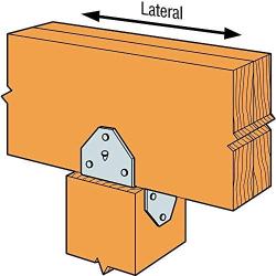 Simpson Strong Tie BCS2-2/4-20 18-Gauge Double 2x4 Post Cap/Base (20-Per Box)