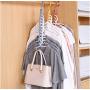 Plastic Nine-Hole Magic Clothes Hanger Drying Racks Multi-Purpose Hanger Home Storage Hangers Storage Rack 10pcs Random Color