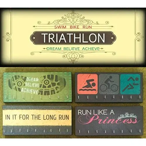 Race Medal Holder/Athletic Medal Hanger - TRIATHLON SWIM BIKE RUN DREAM BELIEVE ACHIEVE. Wood Wall Mounted Medal Organizer. CUSTOMIZATION Available Race Medal Holder/Athletic Medal Hanger - TRIATHLON SWIM BIKE RUN DREAM BELIEVE ACHIEVE. Wood Wall Mounted Medal Organizer. CUSTOMIZATION Available