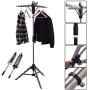 Tangkula Tripod Rack Clothes Hanger Drying Portable Multifunctional Retractable Laundry Dryer