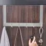 Over The Door Hook, FLE SUS304 Stainless Steel Heavy-Duty Hanger Rack for Coat, Towel, Bag, Robe - 6 Hooks Over The Door Hook, FLE SUS304 Stainless Steel Heavy-Duty Hanger Rack for Coat, Towel, Bag, Robe - 6 Hooks