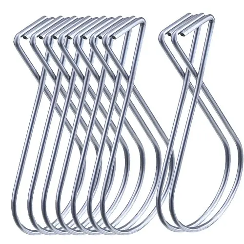 Hraindop 100 Pack Ceiling Hook Clips Ceiling Hanger Hooks for Office, Classroom and Home Decorations Hraindop 100 Pack Ceiling Hook Clips Ceiling Hanger Hooks for Office, Classroom and Home Decorations