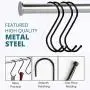 Remzly 30 Pack S Hooks for Hanging 3.5 Inch | Heavy Duty Carbon Steel Hangers for Kitchen Utensils, Plants, Pot, Pan, Cups, Towels – Black Remzly 30 Pack S Hooks for Hanging 3.5 Inch | Heavy Duty Carbon Steel Hangers for Kitchen Utensils, Plants, Pot, Pan, Cups, Towels – Black