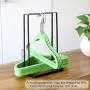 SHZONS Hanger Caddy, Standing Clothes Hanger Stacker Holder Drying Rack Caddy Iron Flocked Laundry Room Closet Organizer for Closet & Room Tidier Laundry Rooms Drying Rack