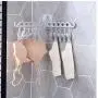 JIJIKOKO Dual Clothes Hanger Sturdy Drying Rack Non-Slip Folding Hook Coat Rack Foldable Rotation Hanger Wardrobe Clothes Organizer Travel Accessories (Pink)