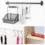 24 Pack ESFUN Round S Shaped Hooks Hangers for Kitchen, Bathroom, Bedroom and Office