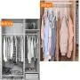 Clothes Folding Travel Hangers, Sundell 8 in 1 Foldable Home Camping Hangers Non-Slip Multi-Function Folding Magical Suit Space Saving Clothes Hangers 360 Degree Swivel Hook Durable Hangers (White) Clothes Folding Travel Hangers, Sundell 8 in 1 Foldable Home Camping Hangers Non-Slip Multi-Function Folding Magical Suit Space Saving Clothes Hangers 360 Degree Swivel Hook Durable Hangers (White)