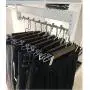 Extendable Wardrobe Pull Out Clothes Hanger Rail Organizer Rack (40cm) Extendable Wardrobe Pull Out Clothes Hanger Rail Organizer Rack (40cm)